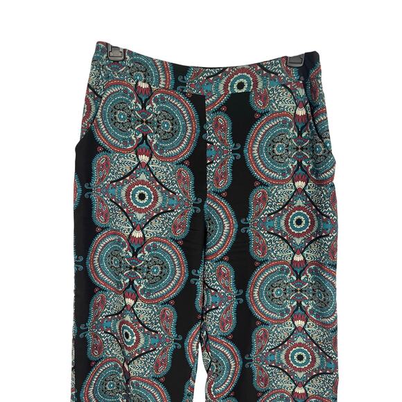 Marciano Side Zipper Paisley Print Pants - Picture 2 of 8